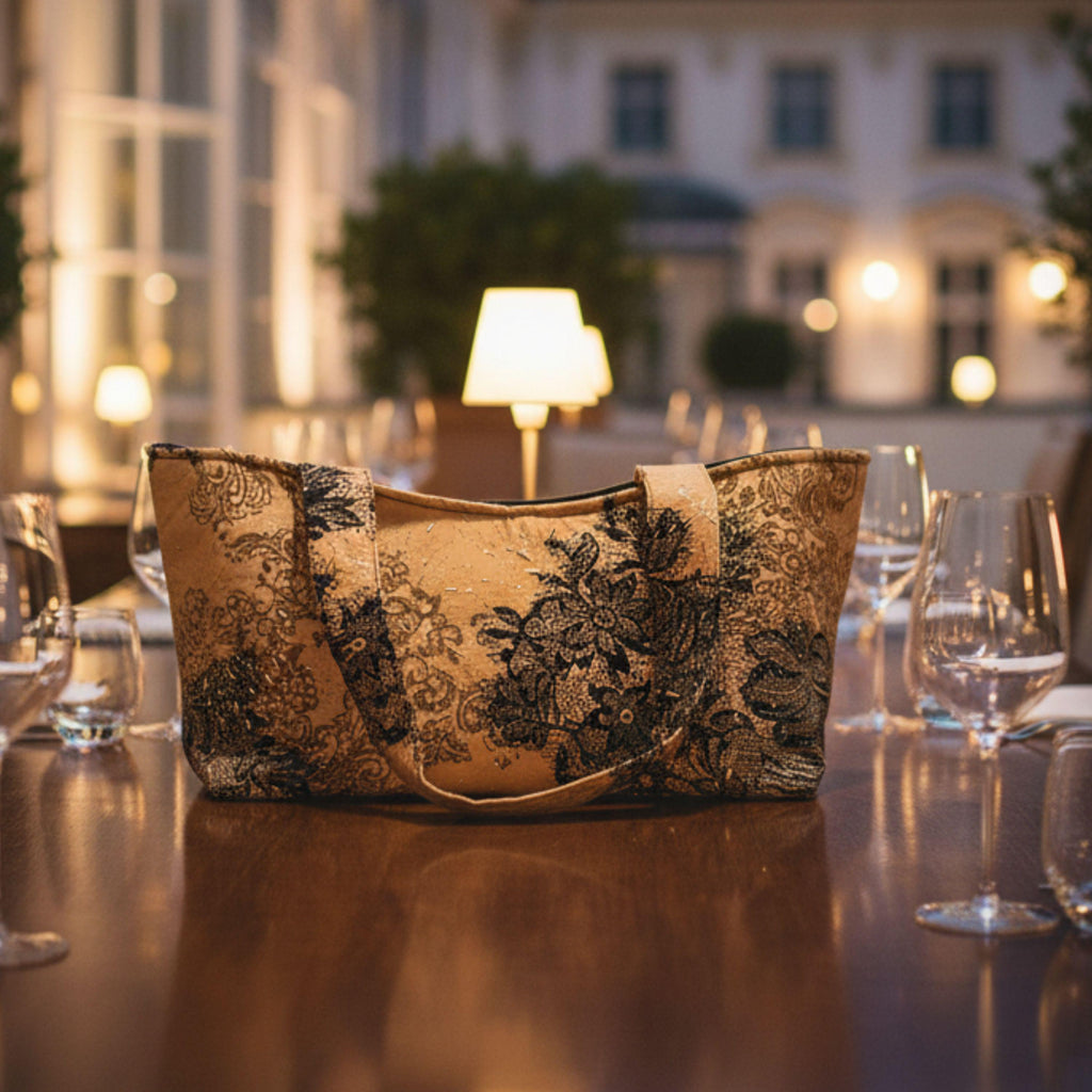 Vienna Nights Tote – Gold & Schwarz