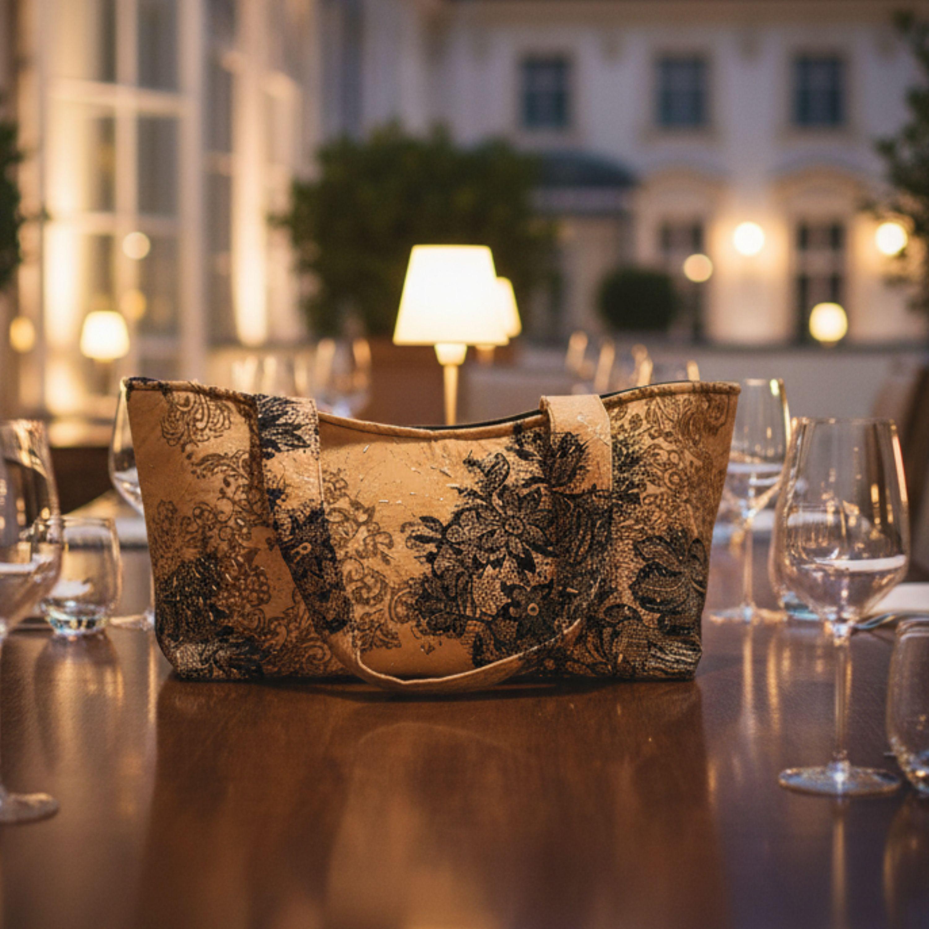 Vienna Nights Tote – Gold & Schwarz