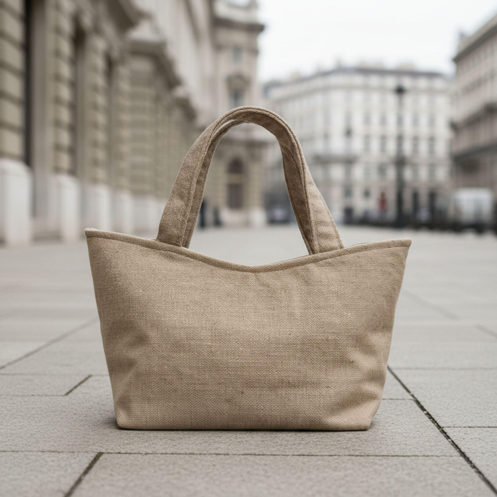 Old Money Tote – Beige & Wolle