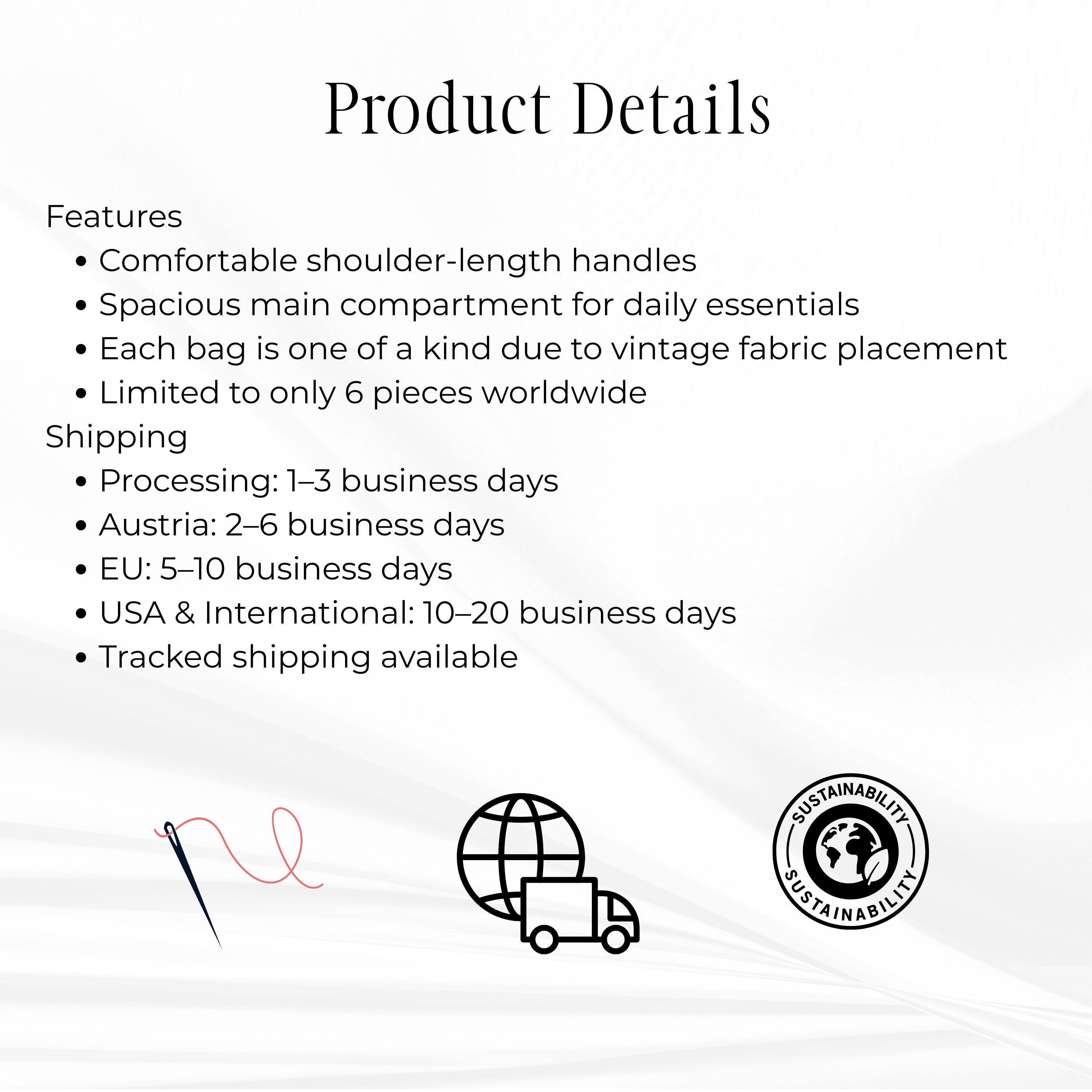 Heritage Tote – Viskose & Beere