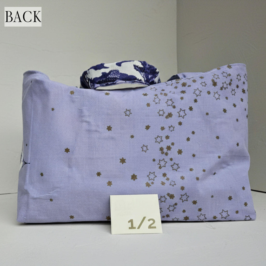 25 % Sale Heritage Tote – Blau & Wintermotiv