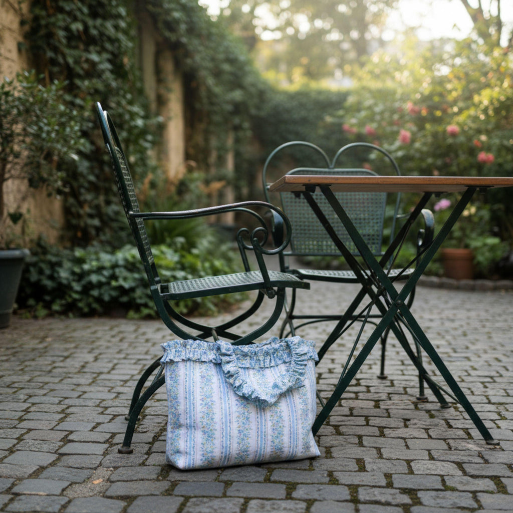 25 % Sale -  Heritage Tote – Blau & Floral