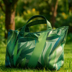 25 % Sale -  Heritage Classic Tote – Grün & Botanisch