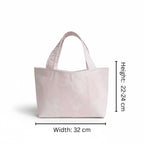 25 % Sale - Heritage Tote – Soft Pink Floral Jacquard