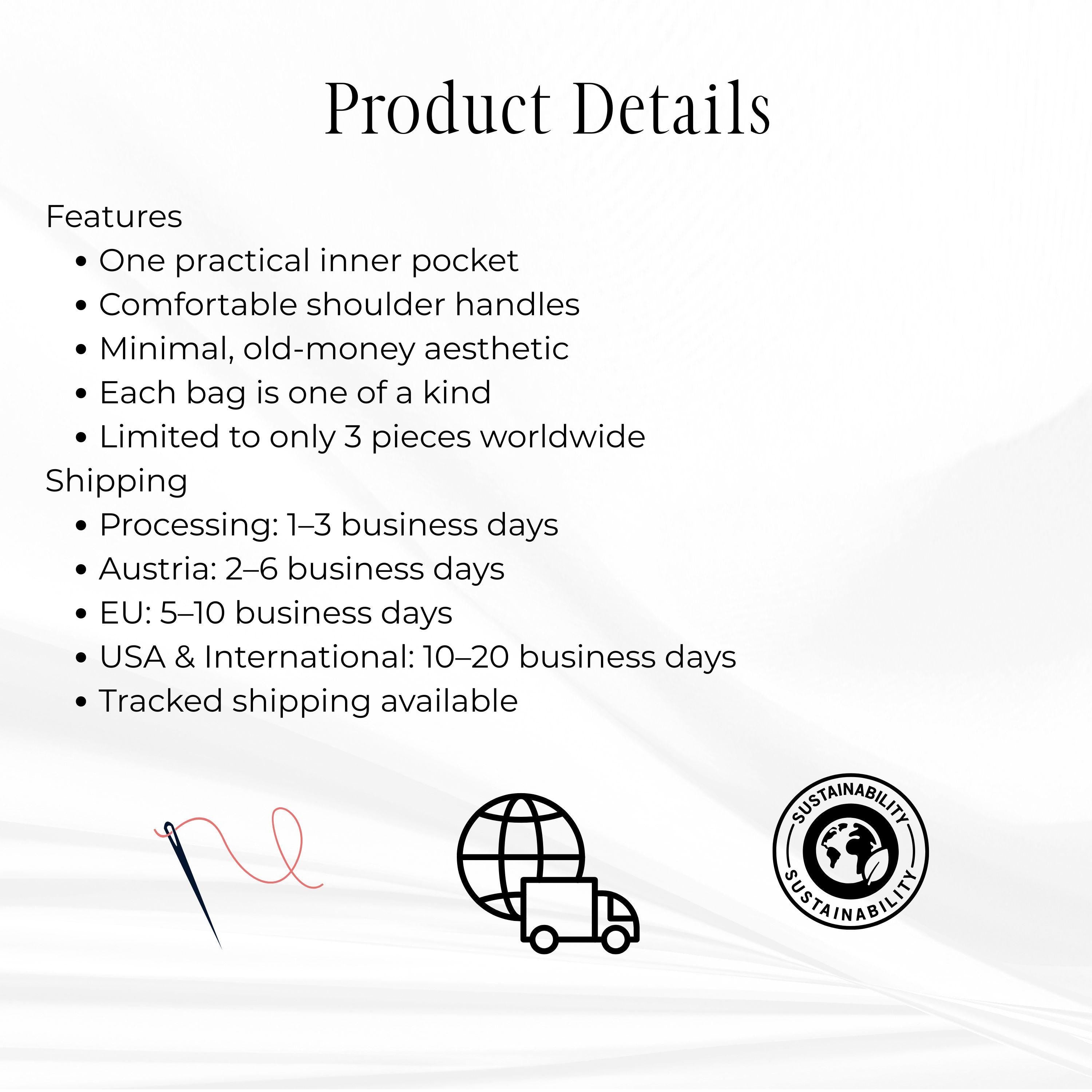 Old Money Tote – Grau & Fischgrat