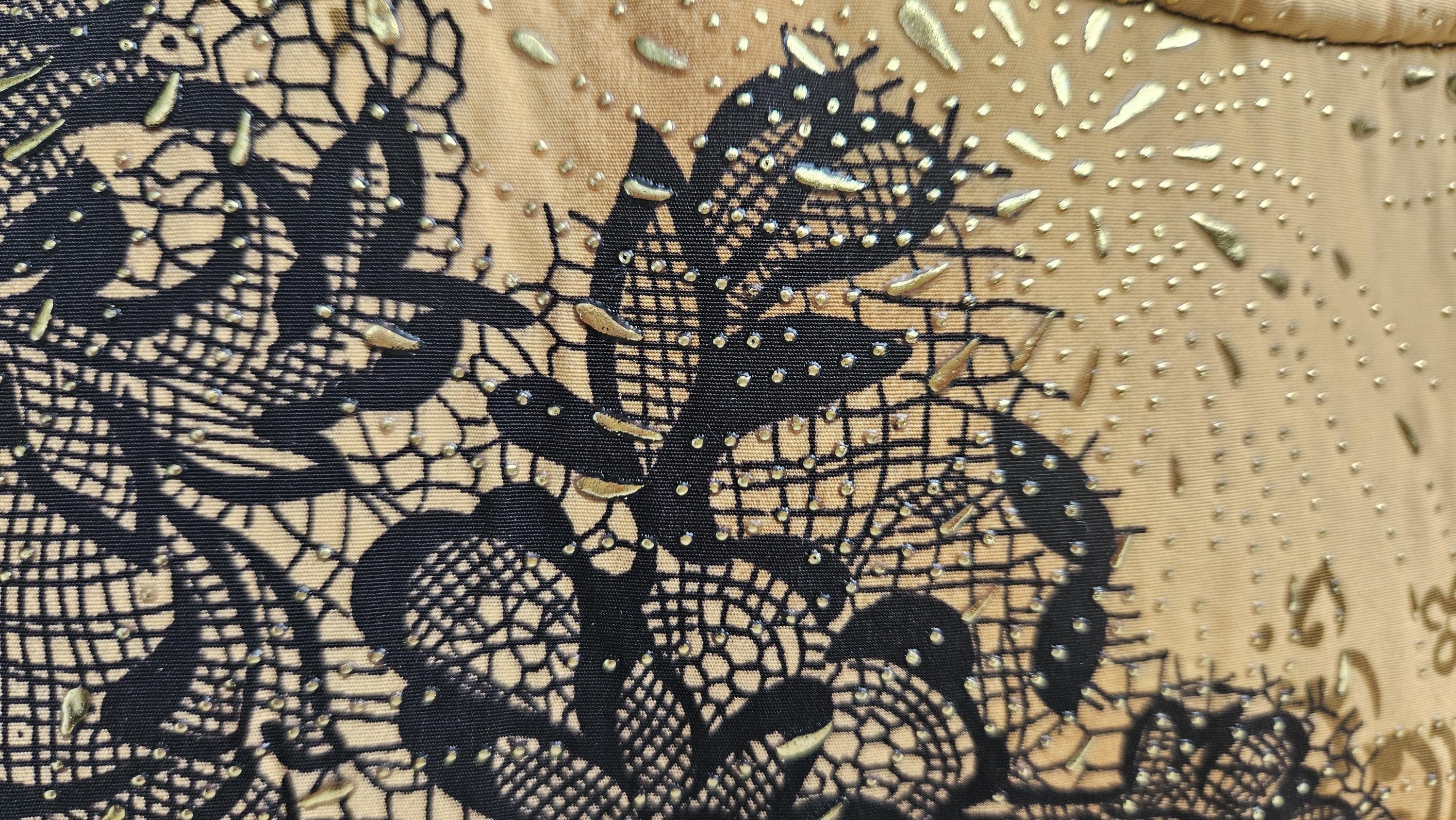 Vienna Nights Tote – Gold & Schwarz