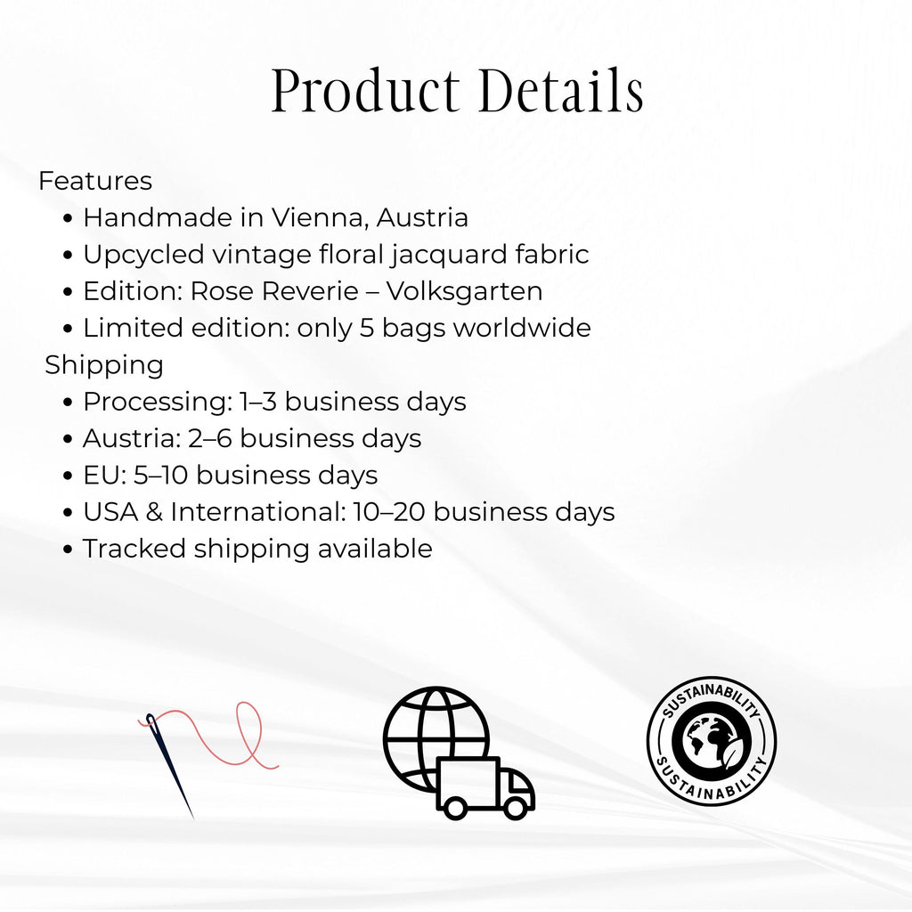 25 % Sale - Heritage Tote – Soft Pink Floral Jacquard