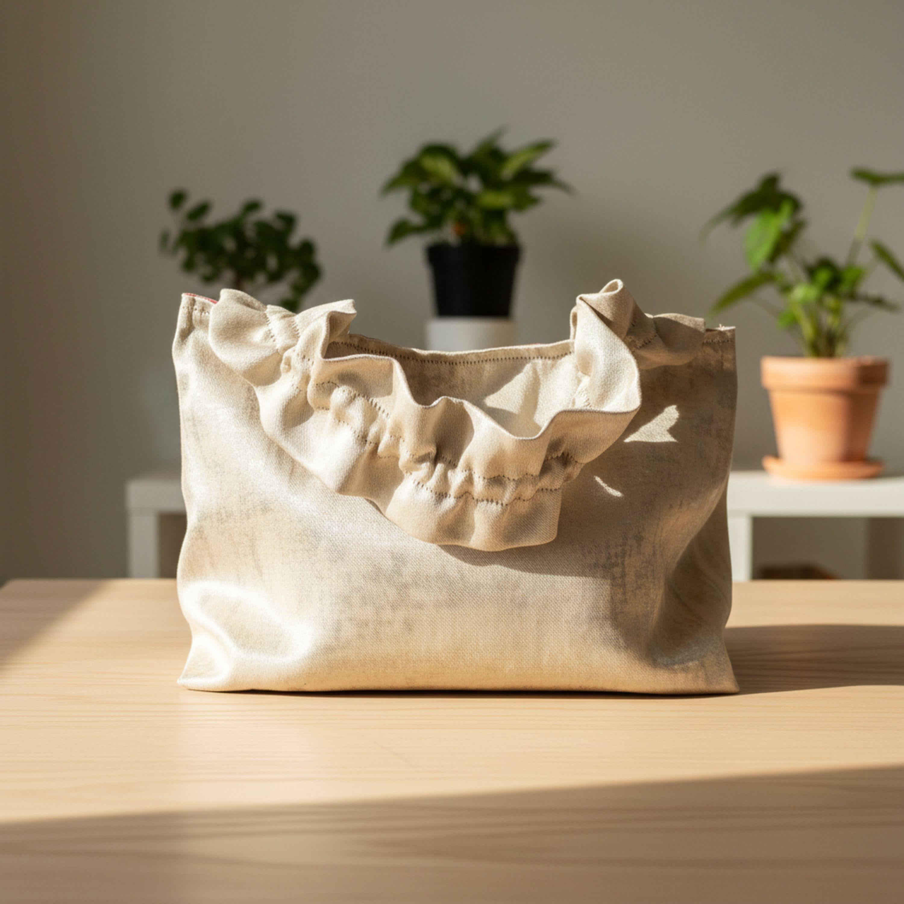 Vienna Nights Tote – Gold & Rubinrot