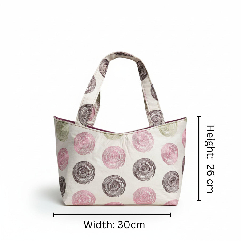 Heritage Tote – Viskose & Beere