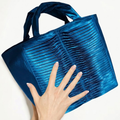 Heritage Atelier Tasche „Linear Structure“ türkis