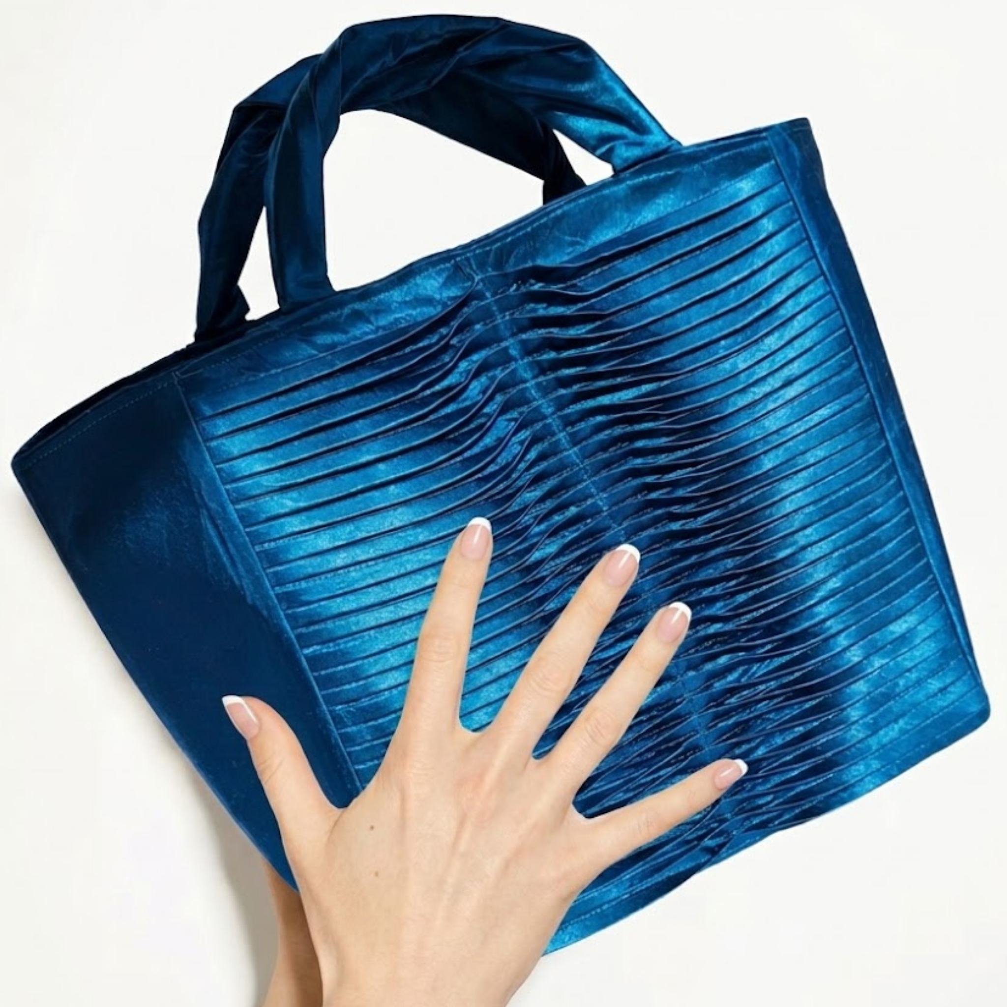 Heritage Atelier Tasche „Linear Structure“ türkis