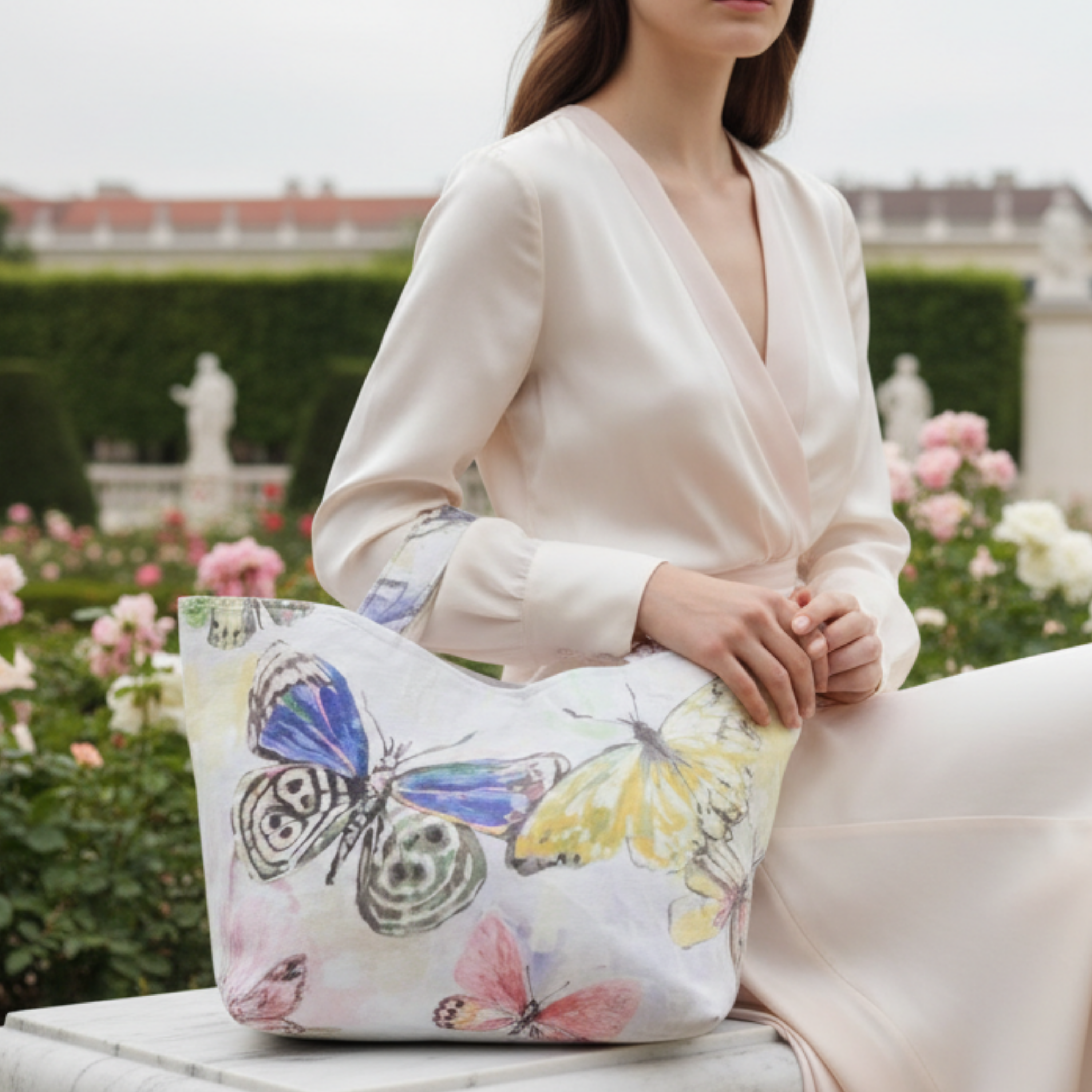 Heritage Tote – Butterfly & Pastell