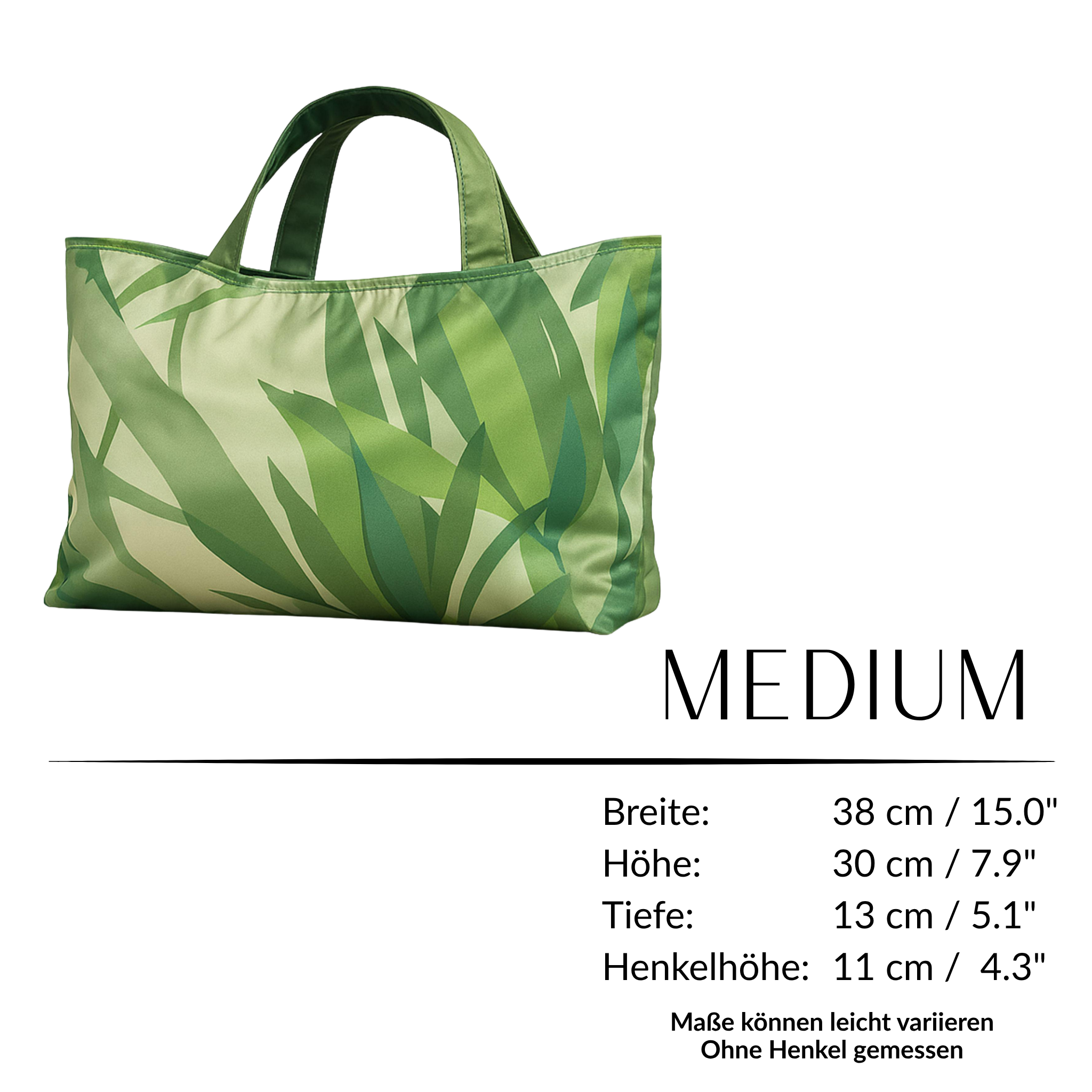 25 % Sale -  Heritage Classic Tote – Grün & Botanisch