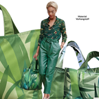 25 % Sale -  Heritage Classic Tote – Grün & Botanisch