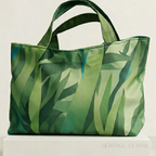 25 % Sale -  Heritage Classic Tote – Grün & Botanisch