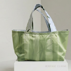 25 % Sale -  Heritage Classic Tote – Grün & Botanisch