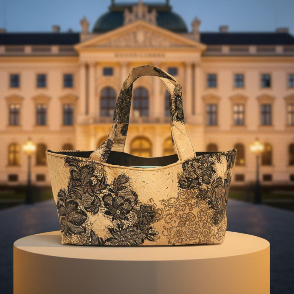 Vienna Nights Tote – Gold & Schwarz