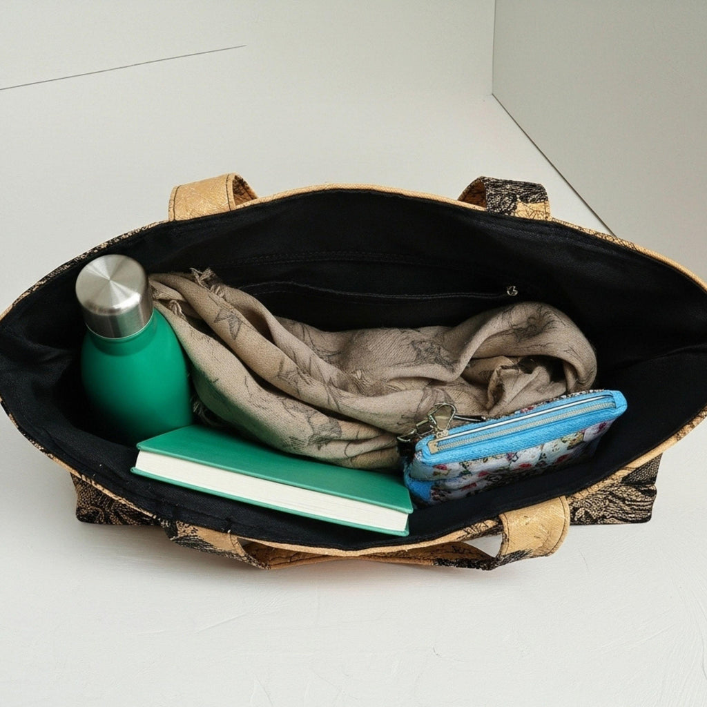 Vienna Nights Tote – Gold & Schwarz