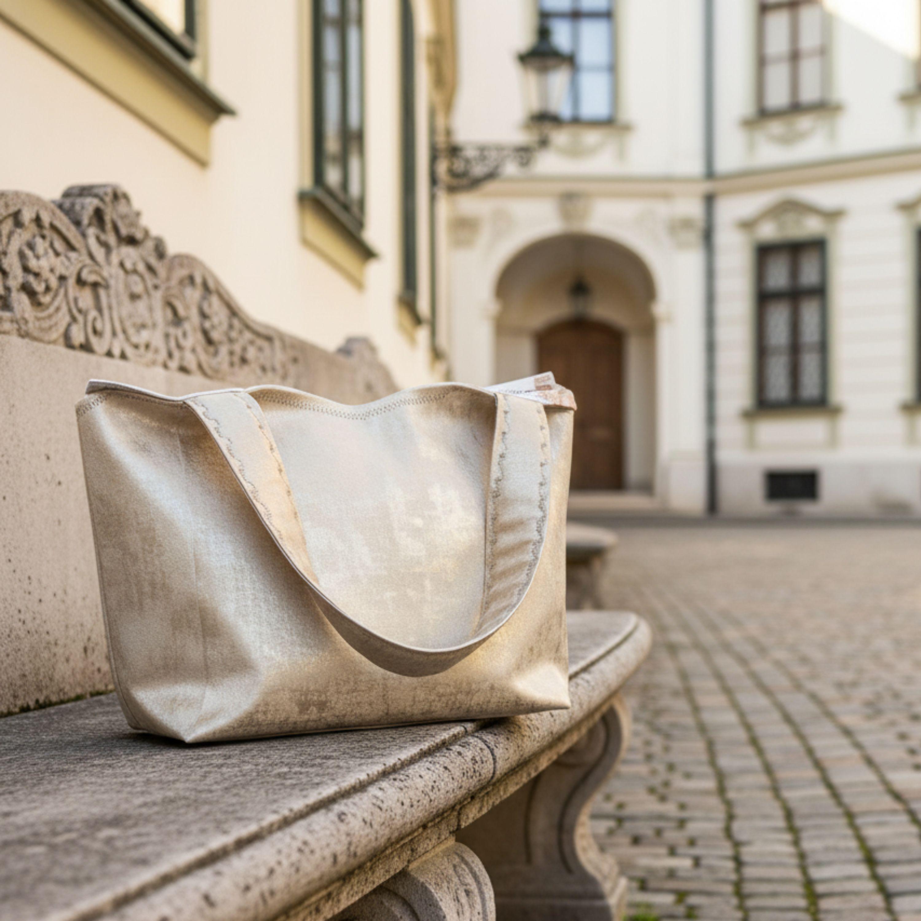 25 % Sale - Heritage Tote – Champagne Gold